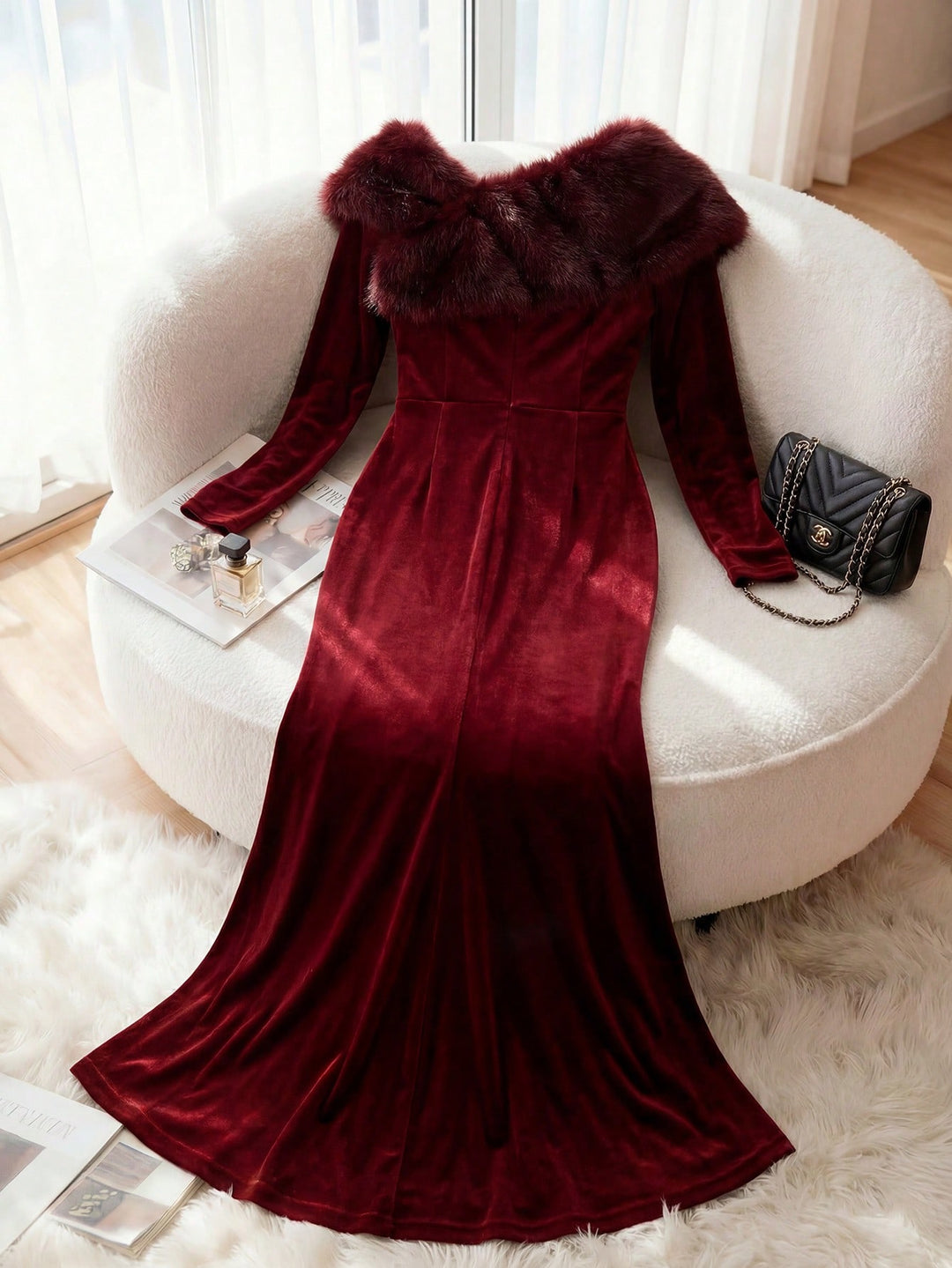 Rochie SHEIN, vișiniu