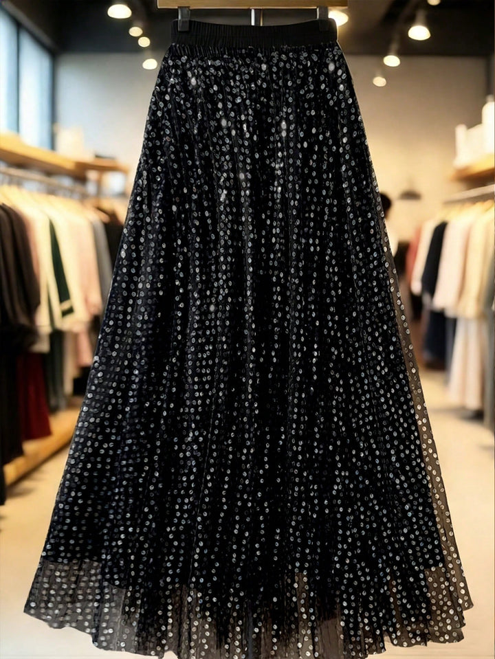 Fustă maxi SHEIN, negru
