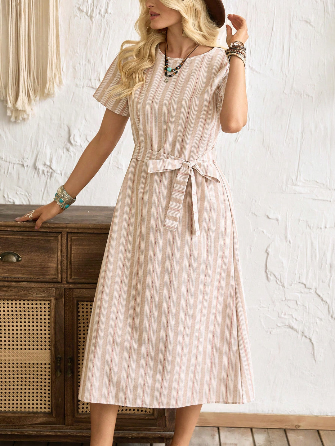 Rochie midi SHEIN, portocaliu