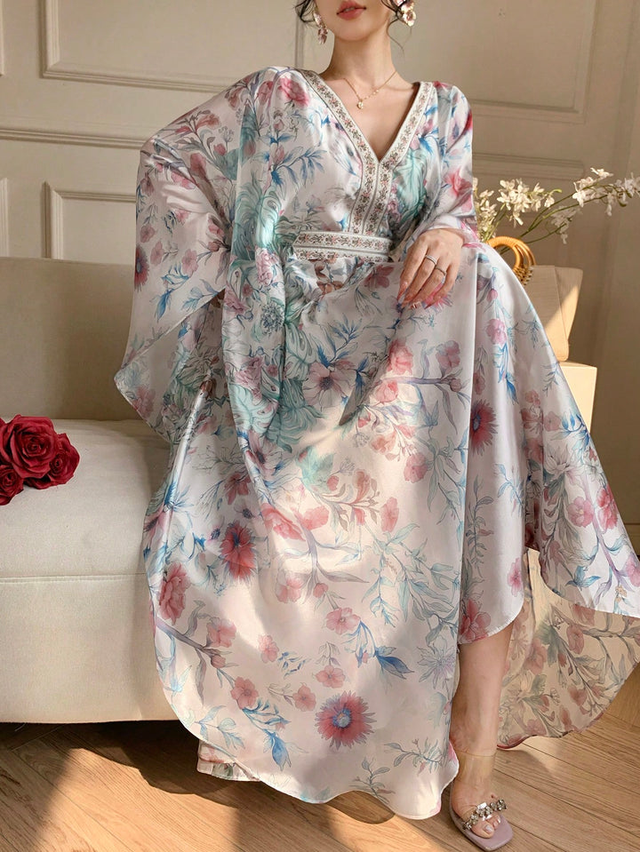 Rochie maxi SHEIN, mix culori