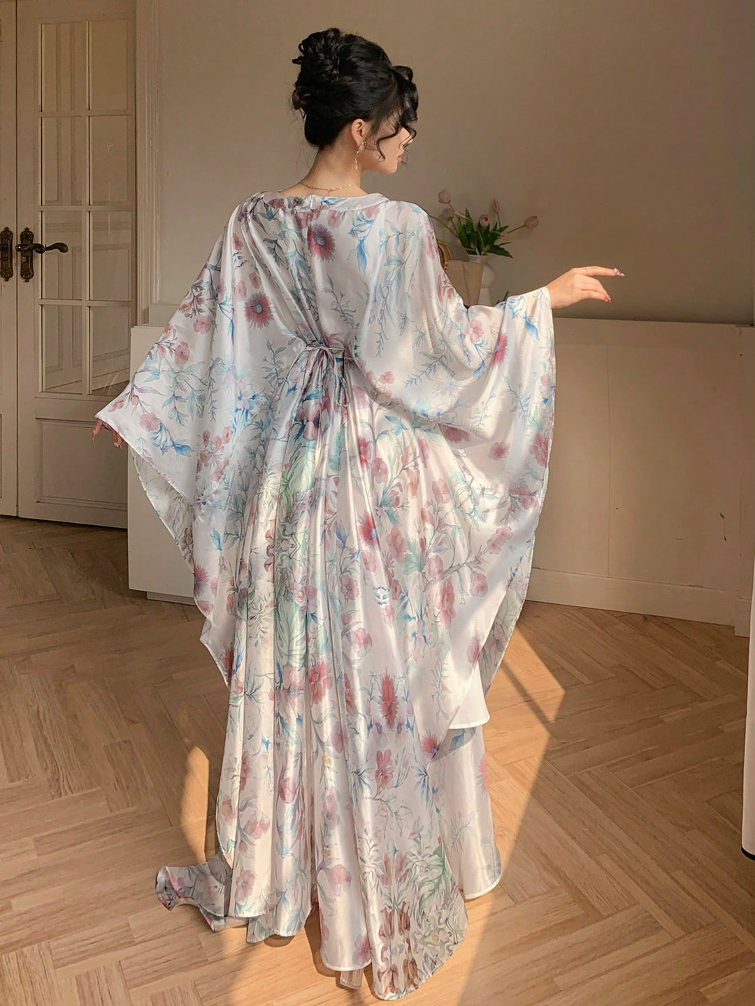 Rochie maxi SHEIN, mix culori