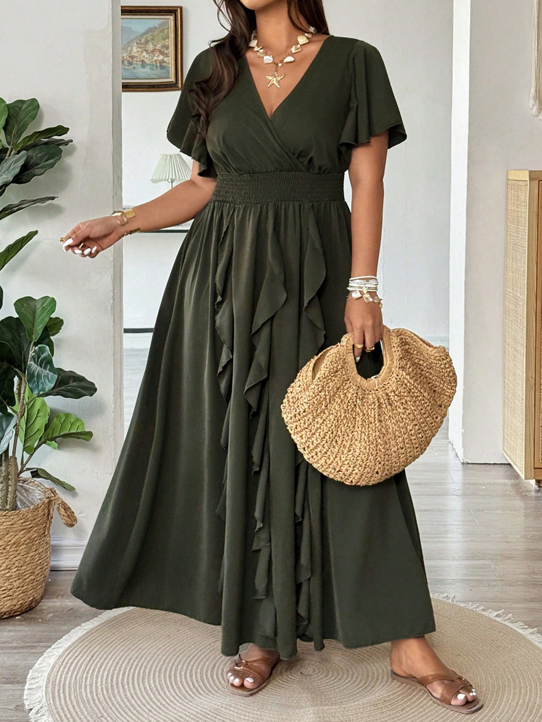 Rochie SHEIN, verde