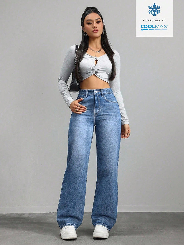 Jeans SHEIN, albastru