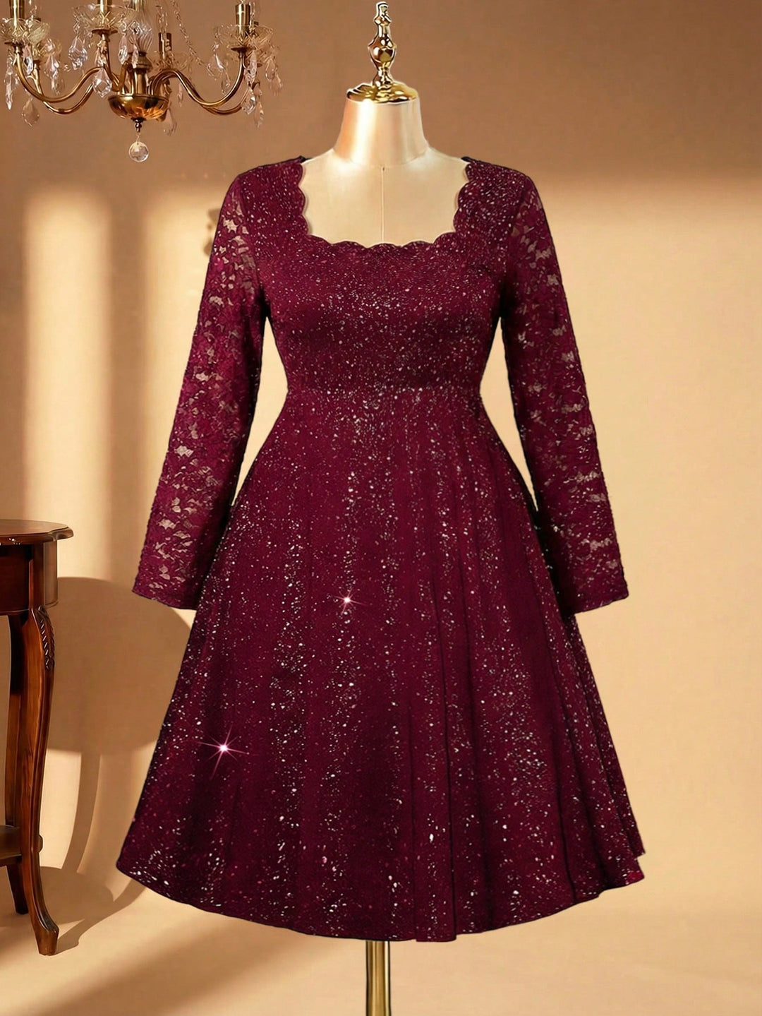 Rochie SHEIN, vișiniu