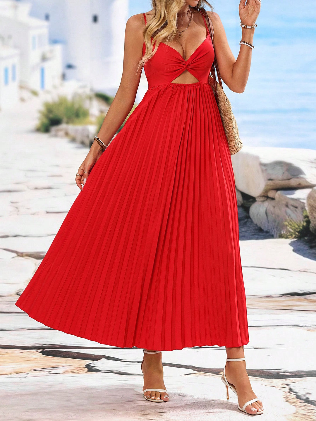 Rochie maxi SHEIN, roșu