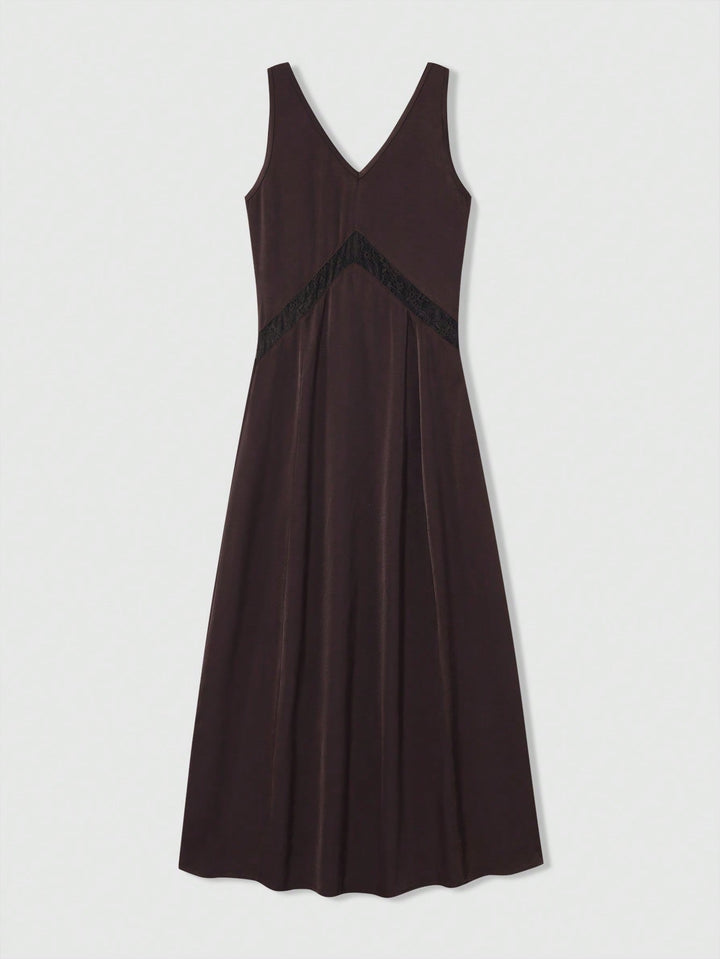 Rochie maxi SHEIN, maro