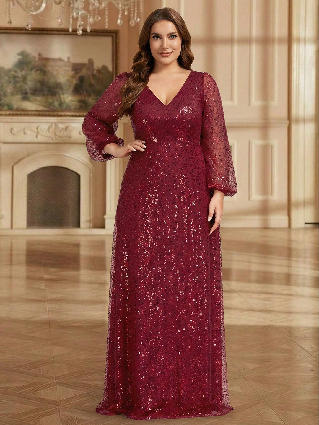 Rochie SHEIN, vișiniu