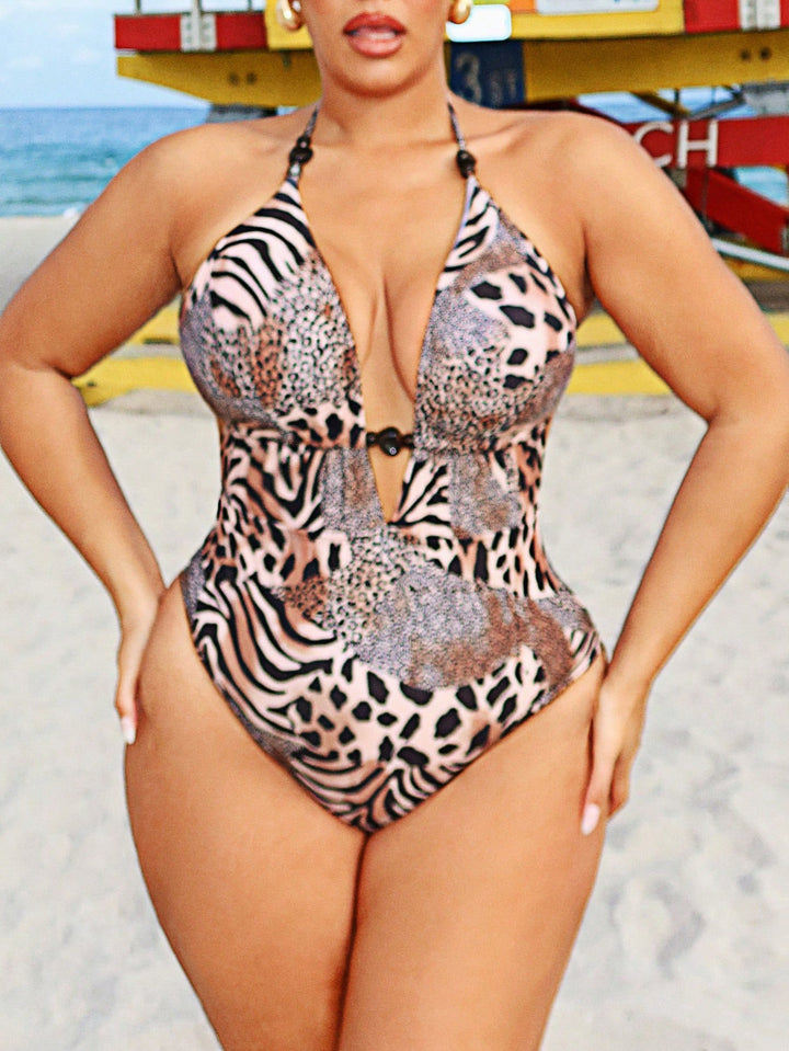 Costum de baie SHEIN, mix culori