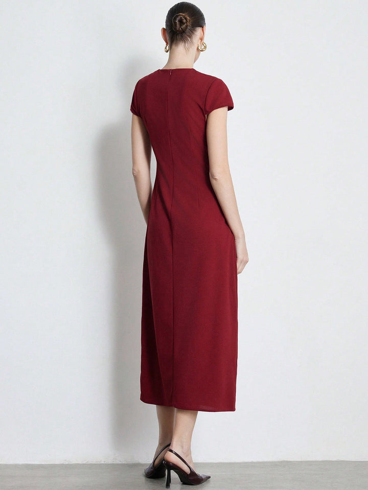 Rochie maxi SHEIN, vișiniu