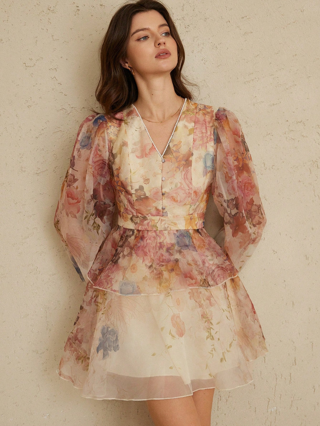 Rochie midi SHEIN, mix culori