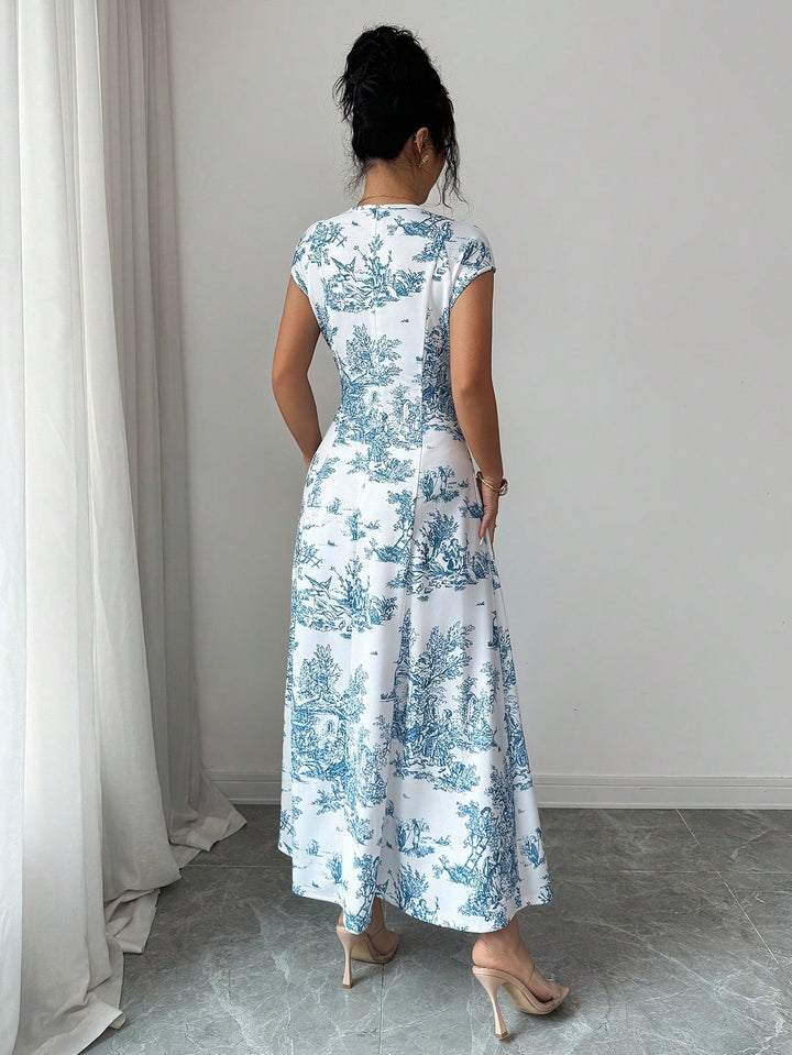 Rochie maxi SHEIN, mix culori