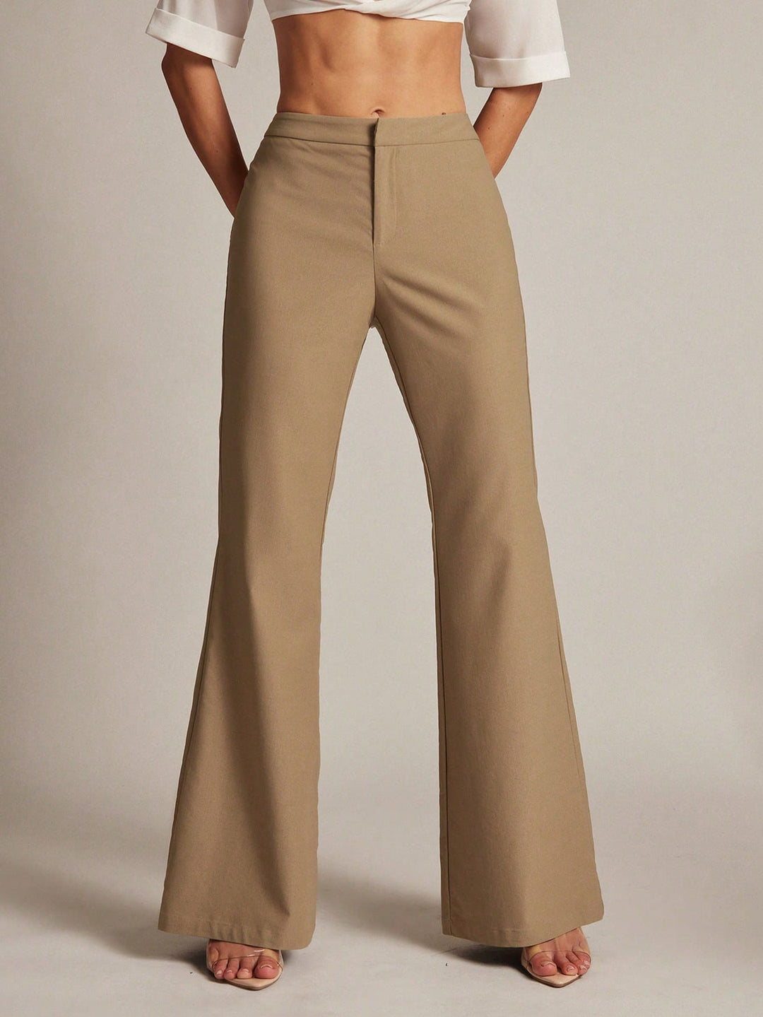 Pantaloni SHEIN, kaki