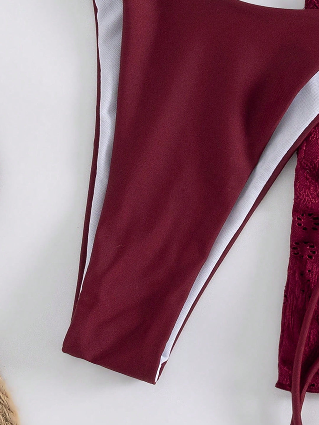 Set bikini SHEIN, roșu
