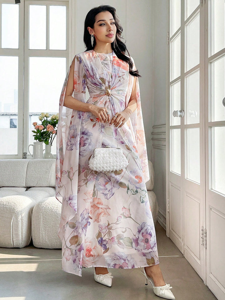 Rochie maxi SHEIN, mix culori