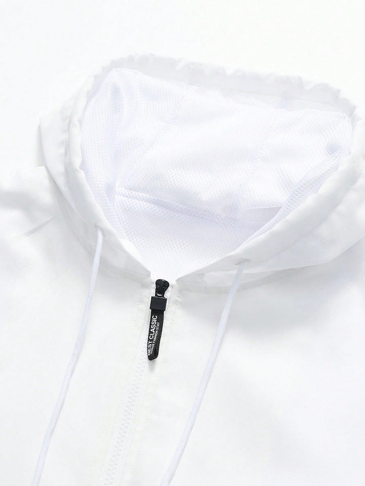 Jachetă windbreaker SHEIN, negru