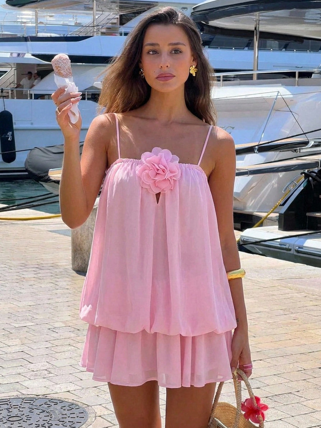 Rochie mini SHEIN, roz