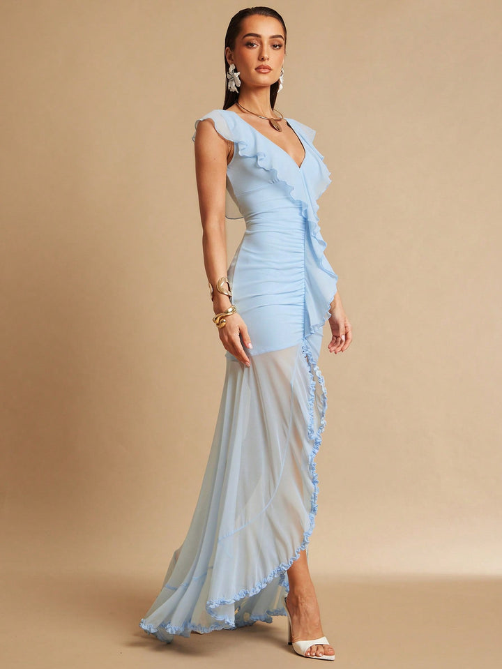 Rochie maxi SHEIN, albastru