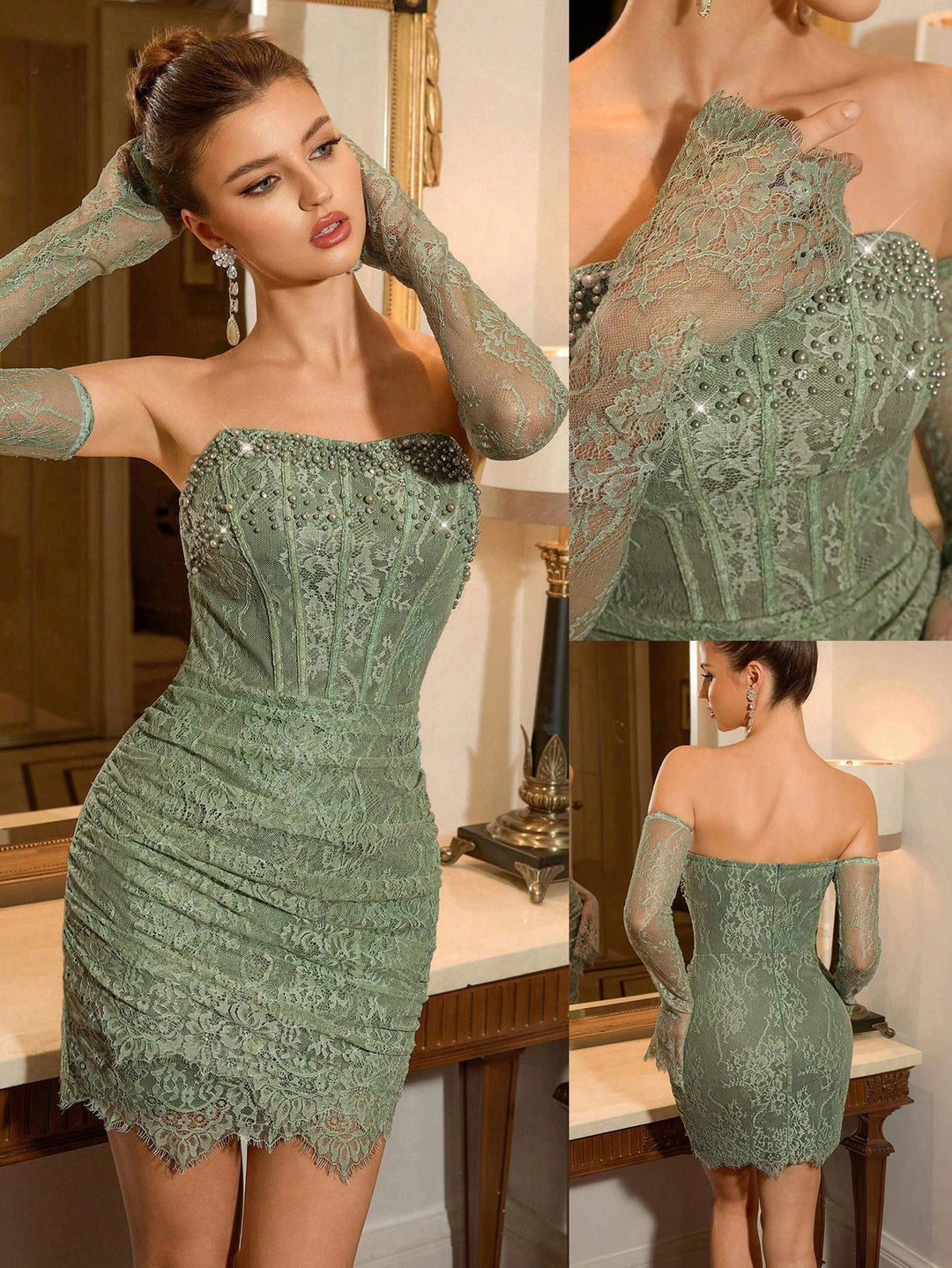 Rochie SHEIN, verde