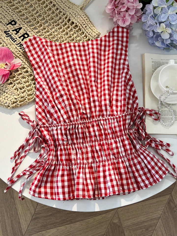 Bluza cropped fără mâneci SHEIN, mix culori