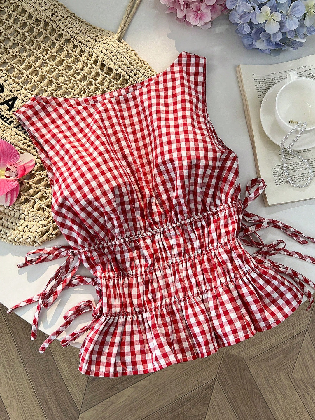 Bluza cropped fără mâneci SHEIN, mix culori