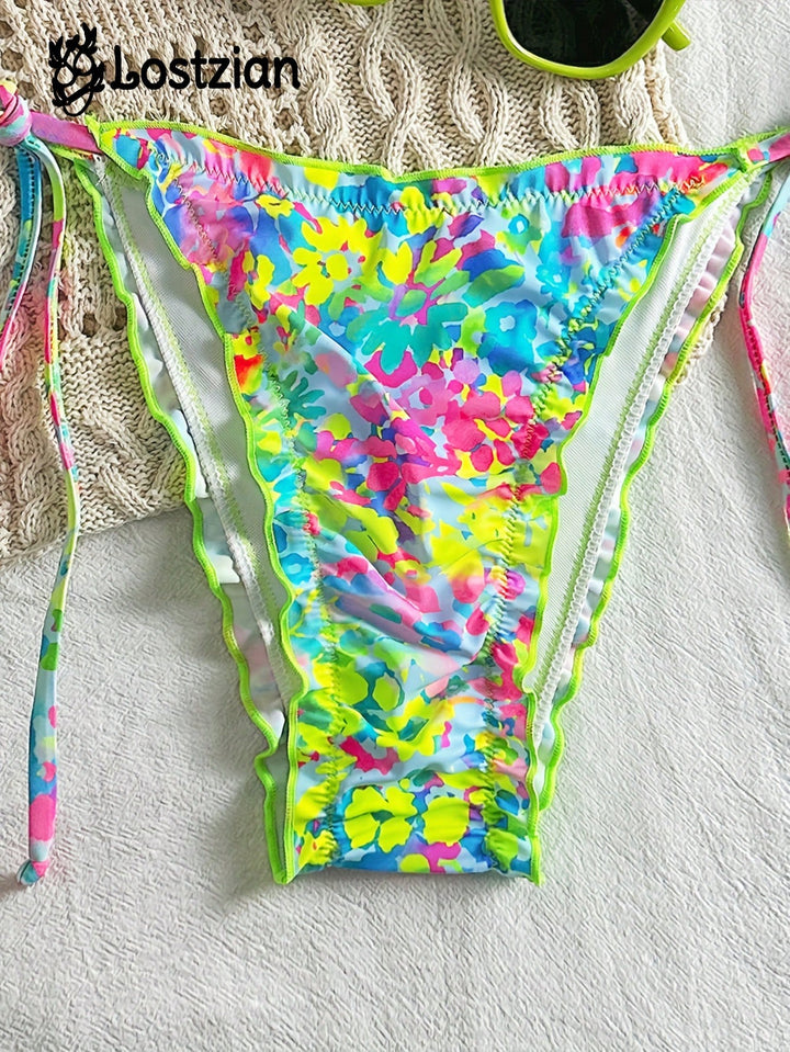 Set bikini SHEIN, mix culori