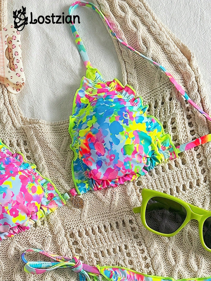 Set bikini SHEIN, mix culori