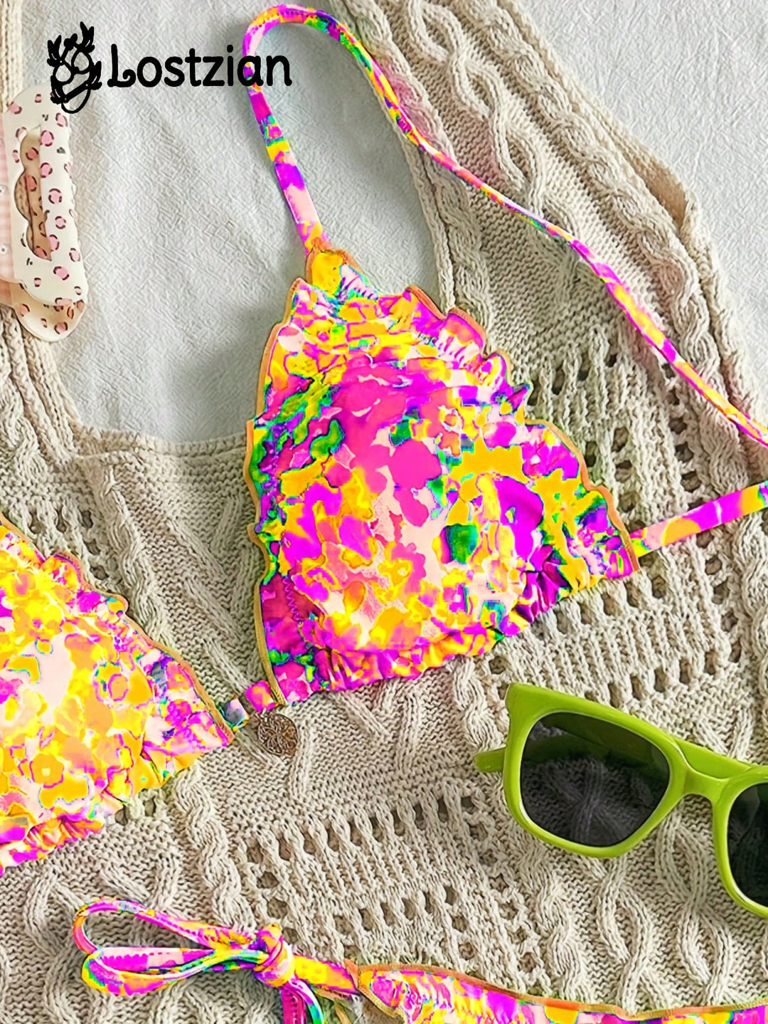 Set bikini SHEIN, mix culori