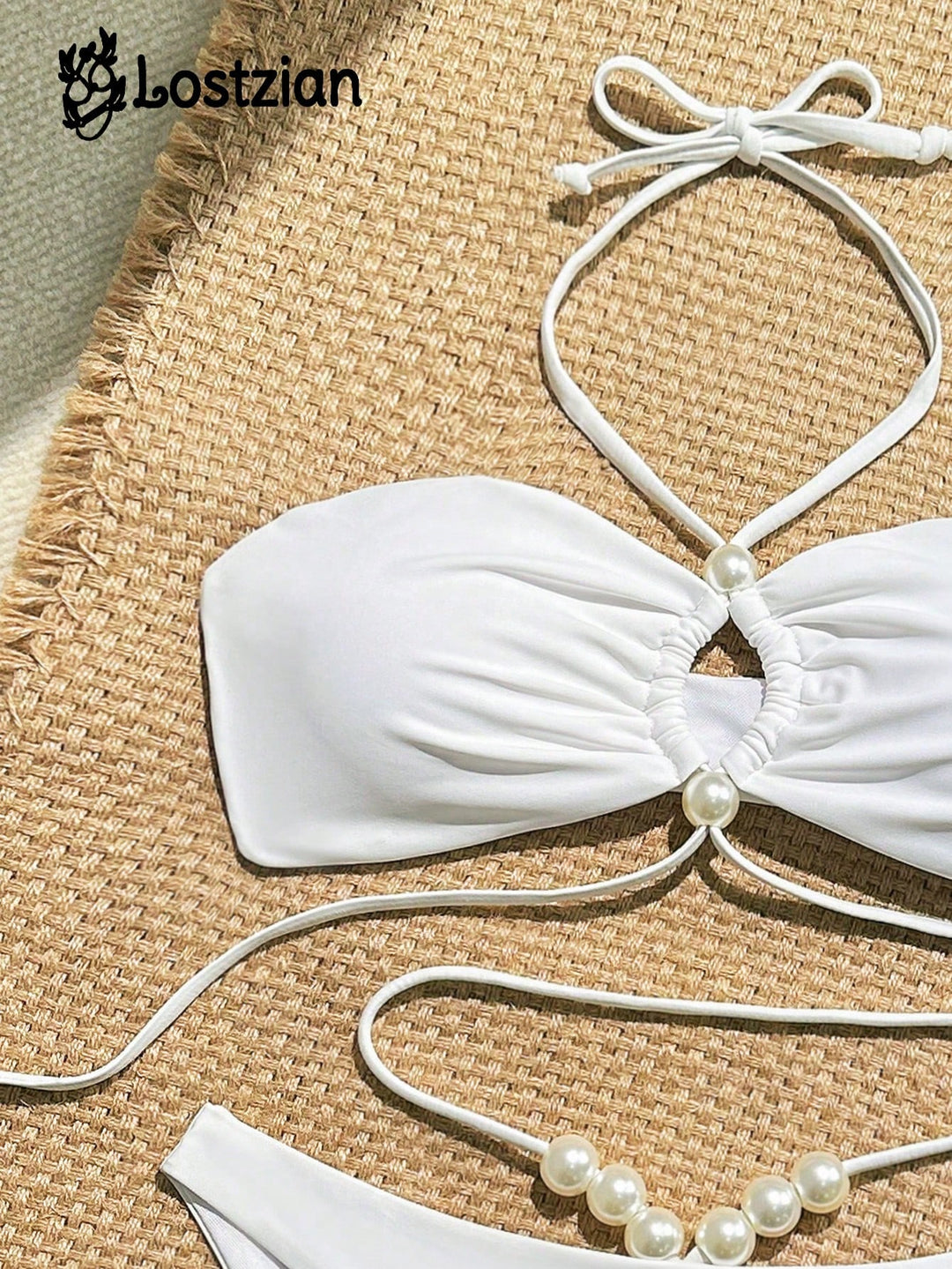 Set bikini SHEIN, alb