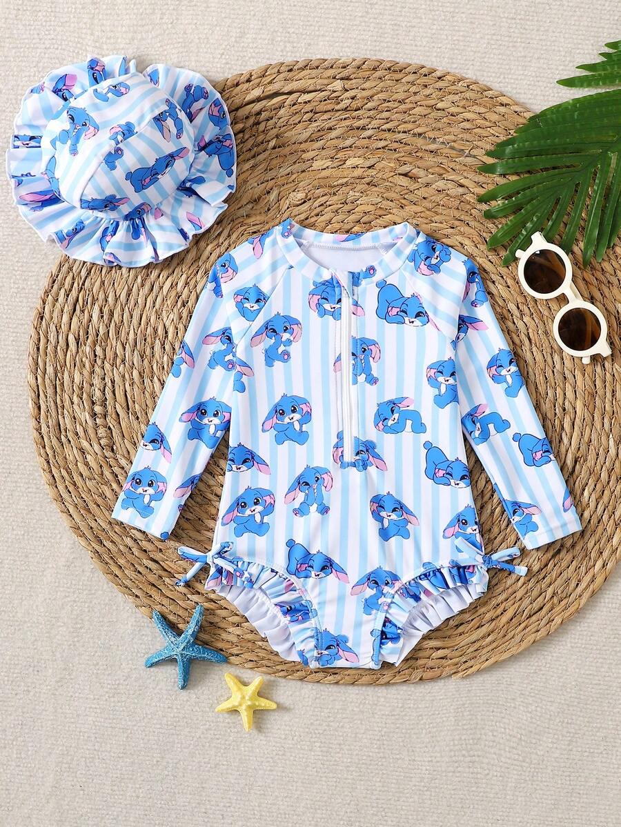 Costum de baie SHEIN, albastru