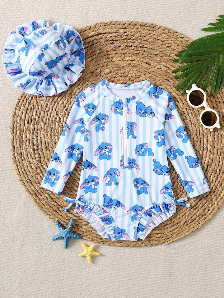Costum de baie SHEIN, albastru