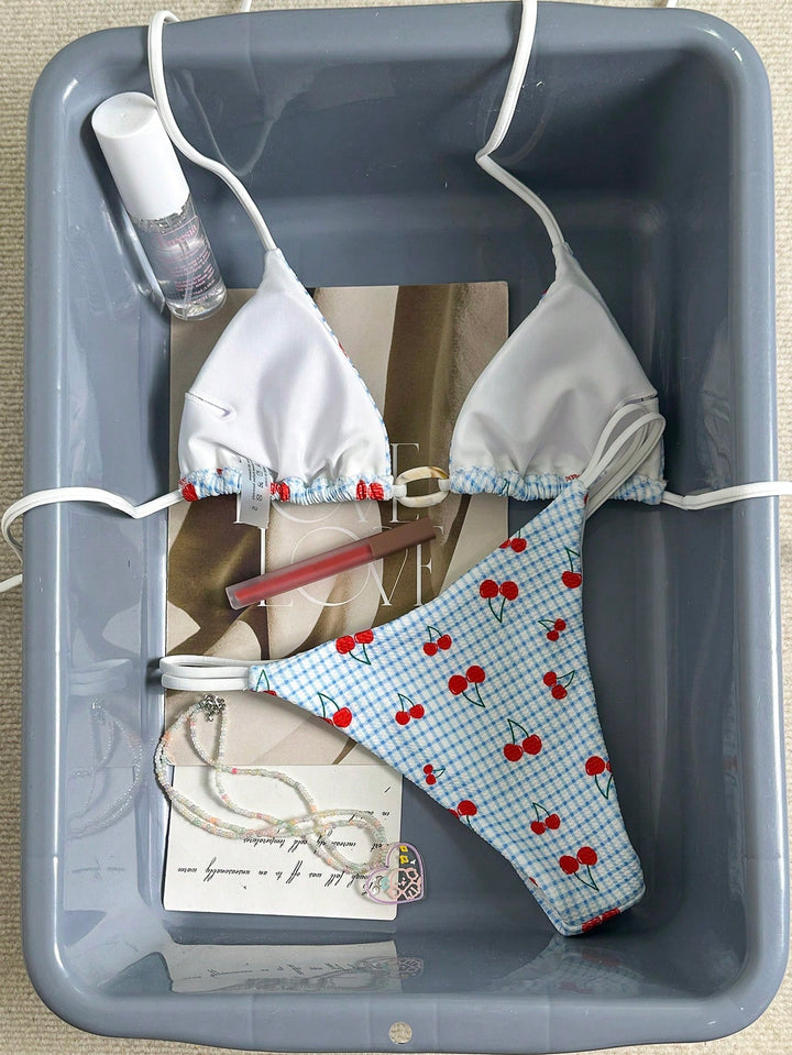 Set bikini SHEIN, mix culori