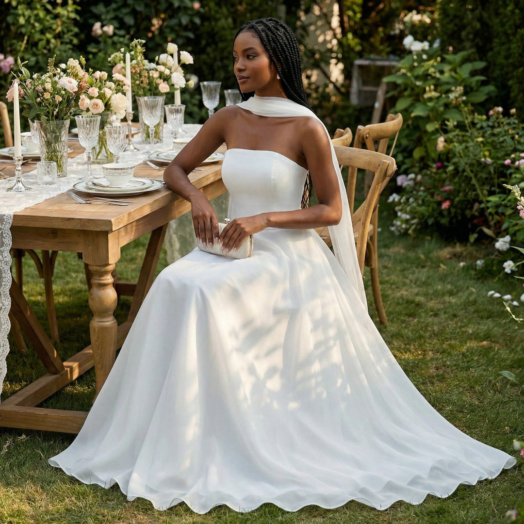 Rochie de mireasă SHEIN, alb