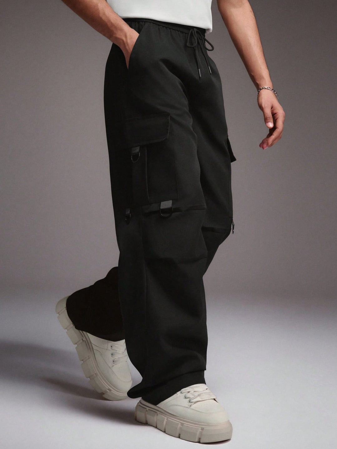 Pantalon SHEIN, negru