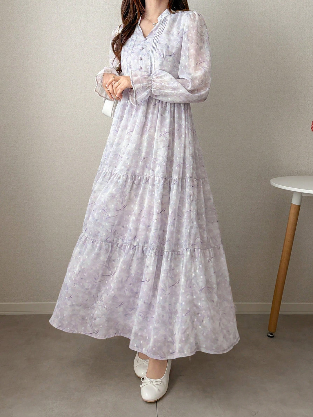 Rochie maxi SHEIN, alb