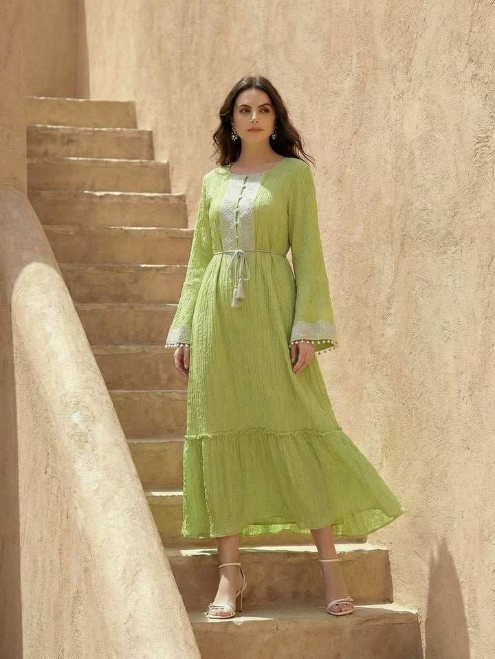 Rochie midi SHEIN, verde