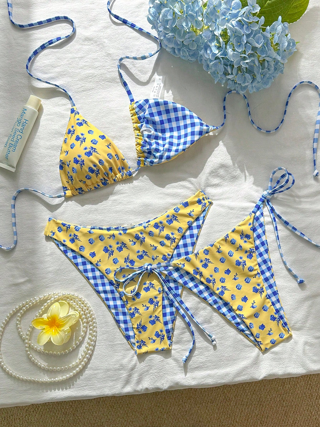 Set bikini SHEIN, galben