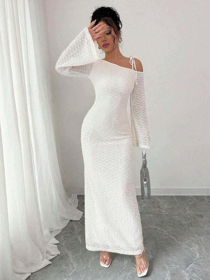 Rochie maxi SHEIN, alb
