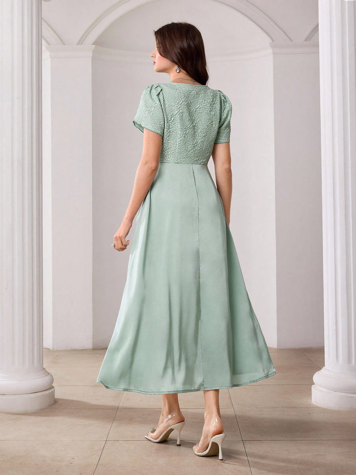 Rochie maxi SHEIN, verde