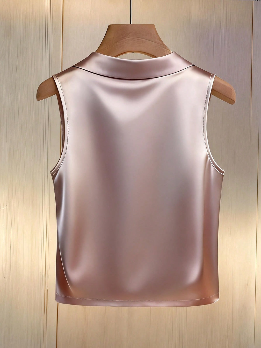 Bluza din satin SHEIN, roz