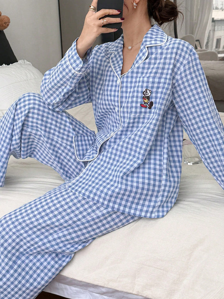 Pijama SHEIN, albastru