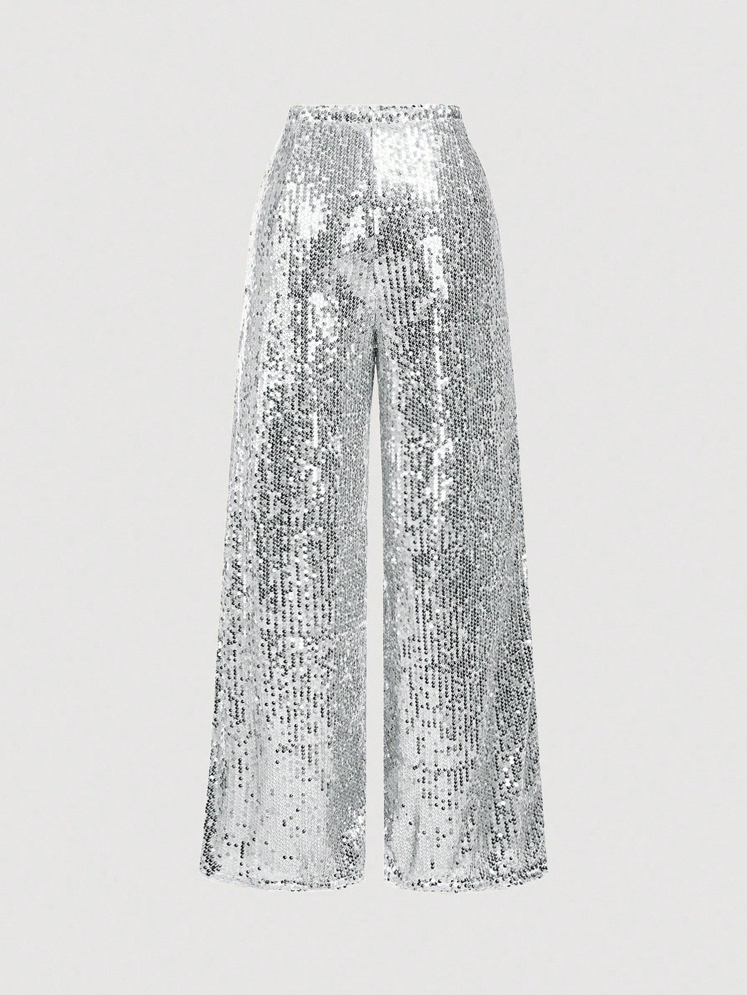 Pantalon SHEIN, argintiu