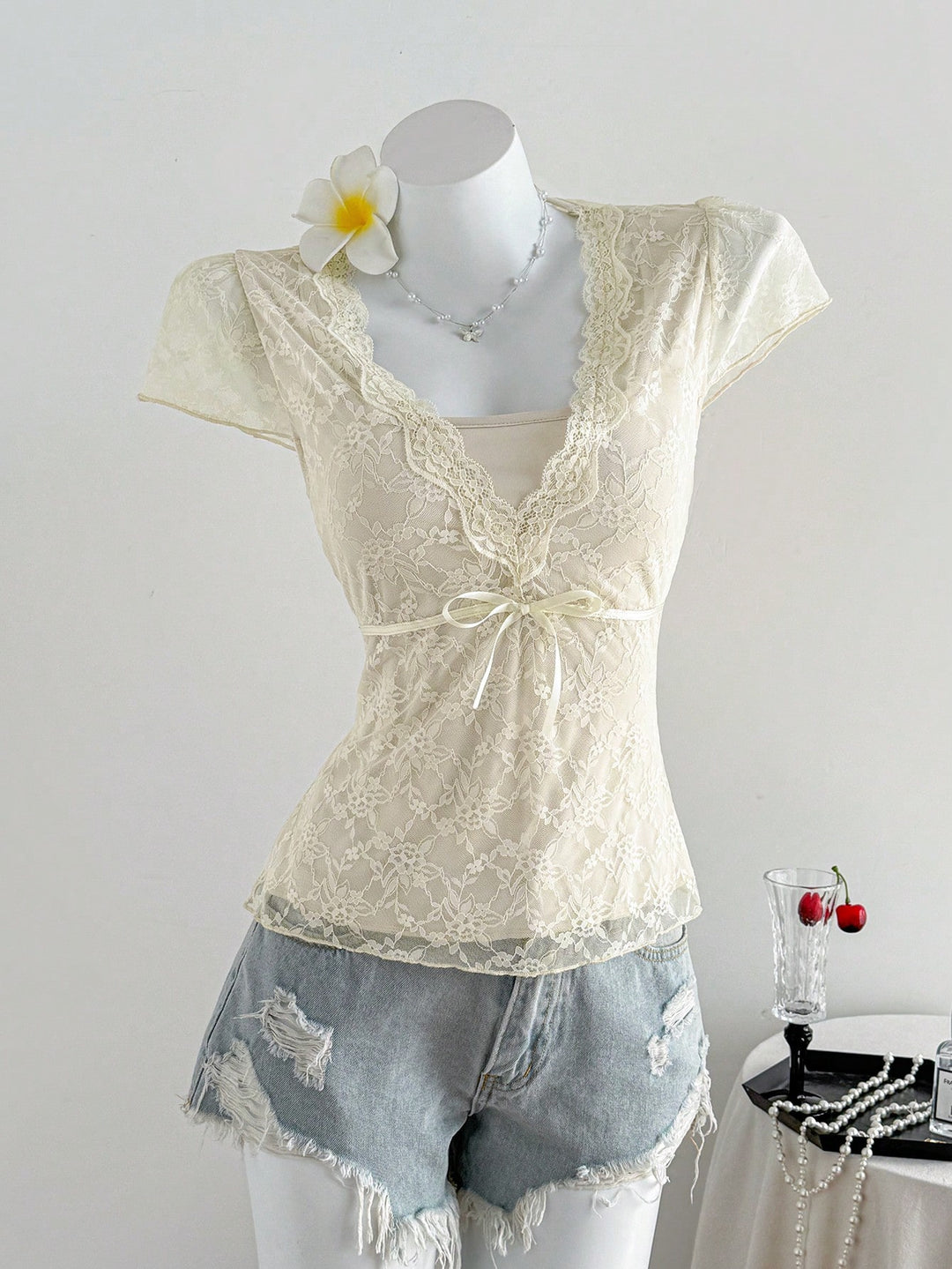 Tricou SHEIN, bej