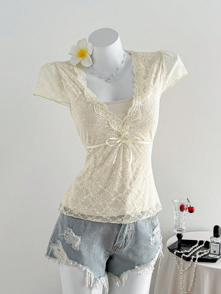 Tricou SHEIN, bej