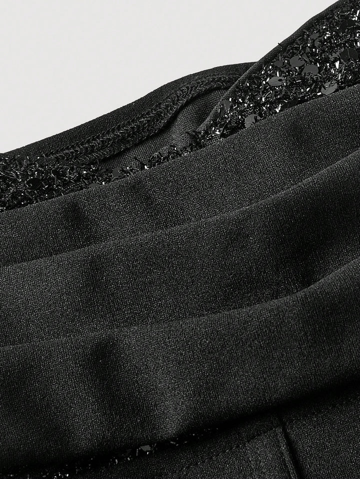 Top SHEIN, negru