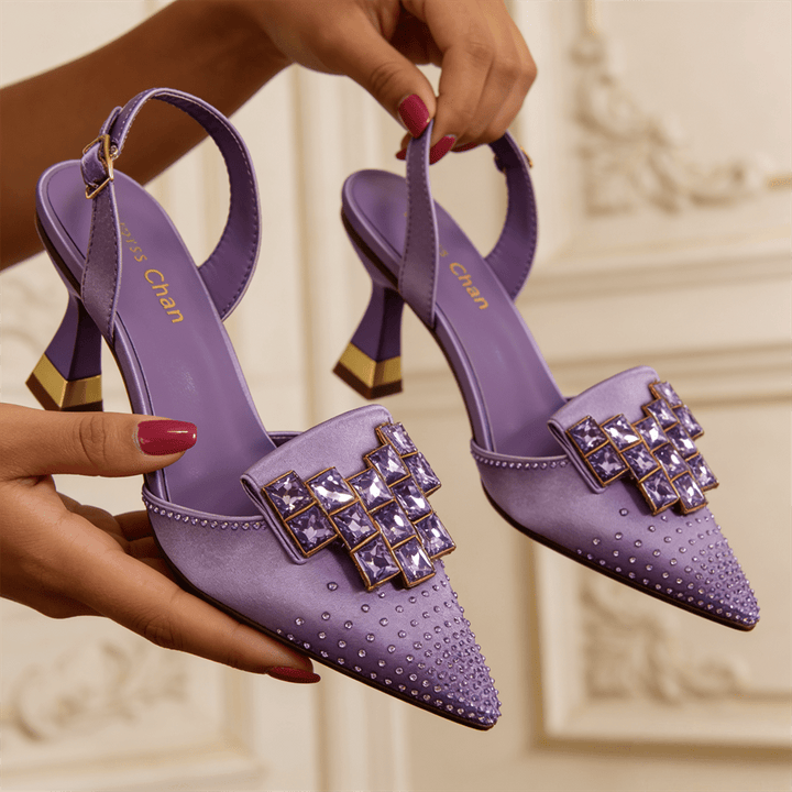 Pantofi cu toc SHEIN, roz