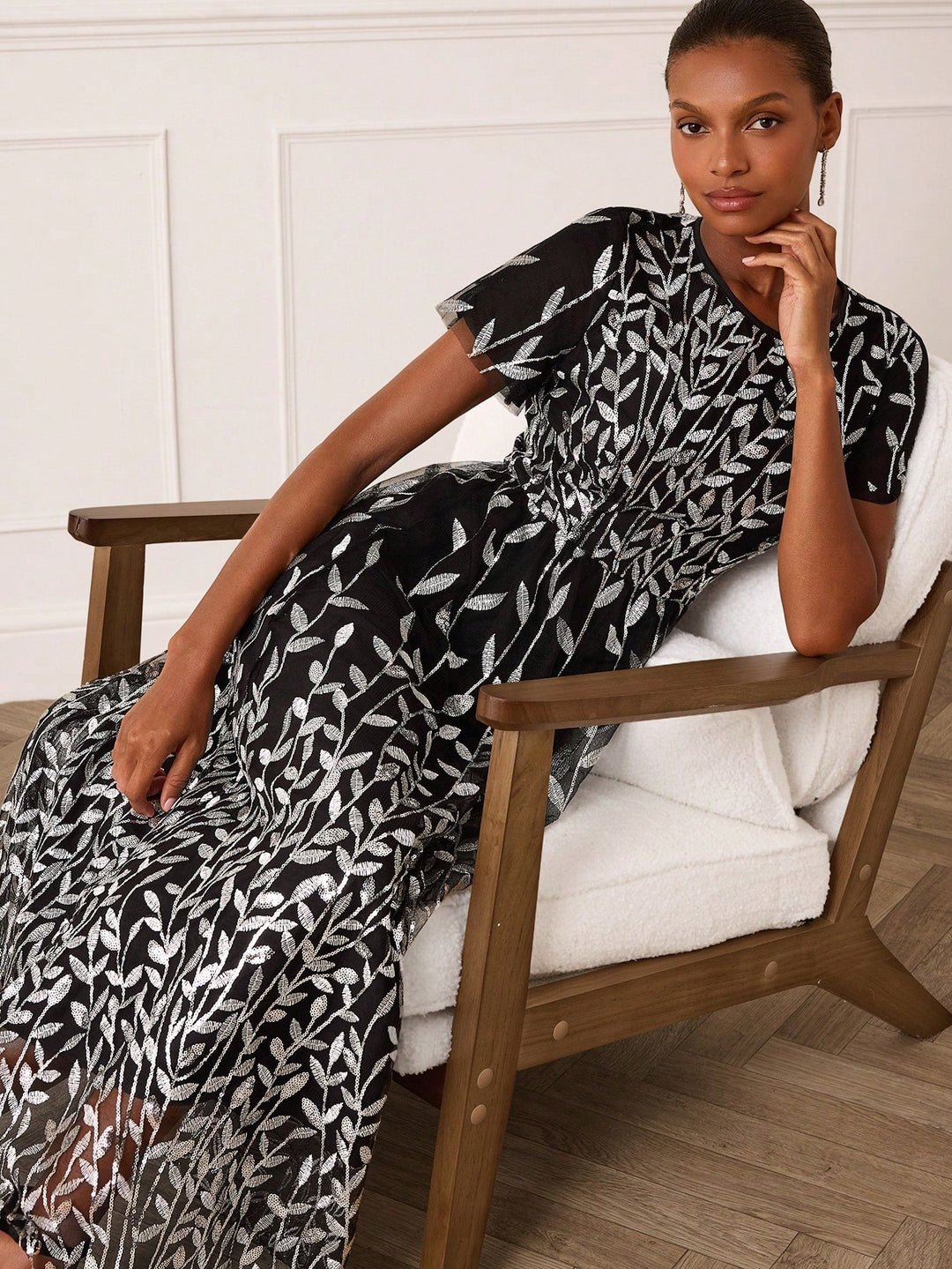 Rochie maxi SHEIN, negru