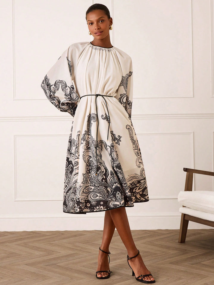 Rochie midi SHEIN, mix culori