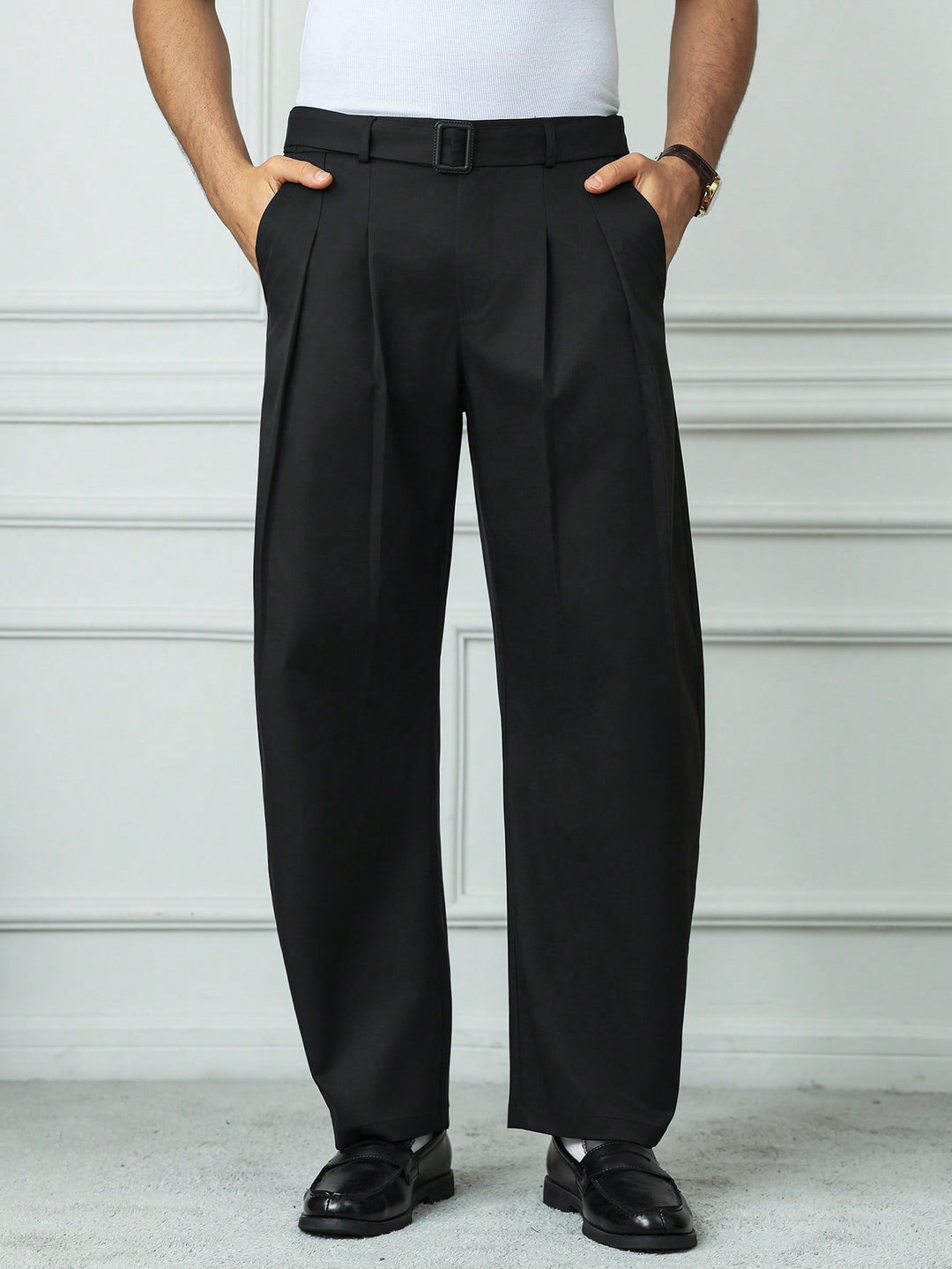 Pantalon SHEIN, negru