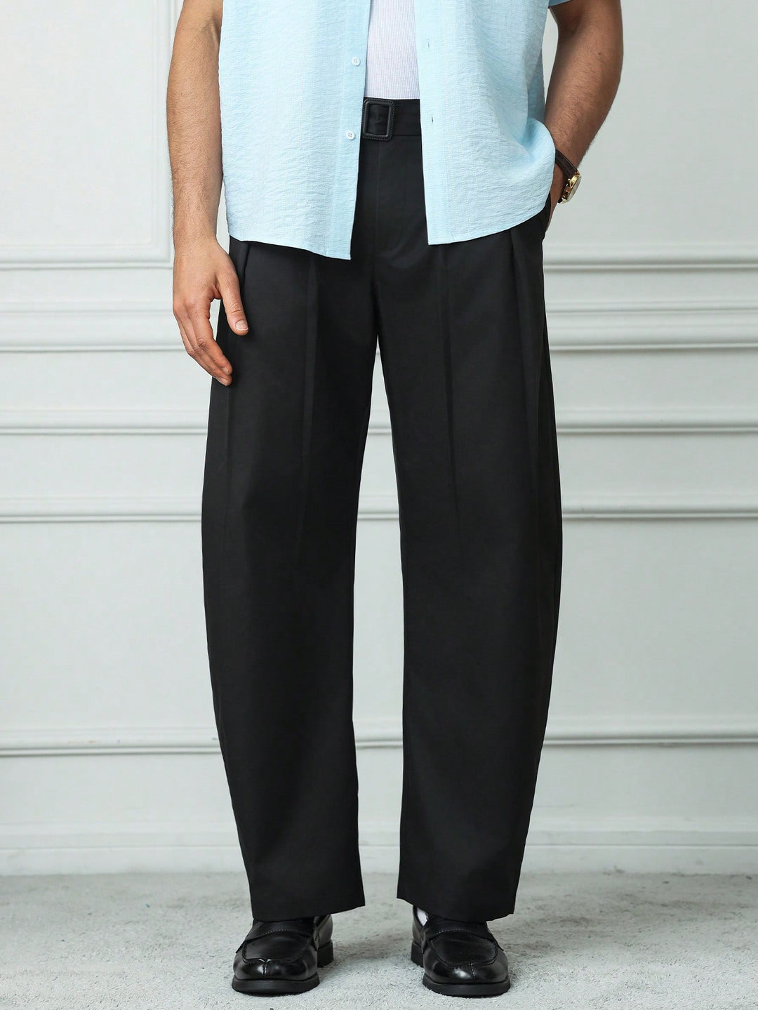 Pantalon SHEIN, negru