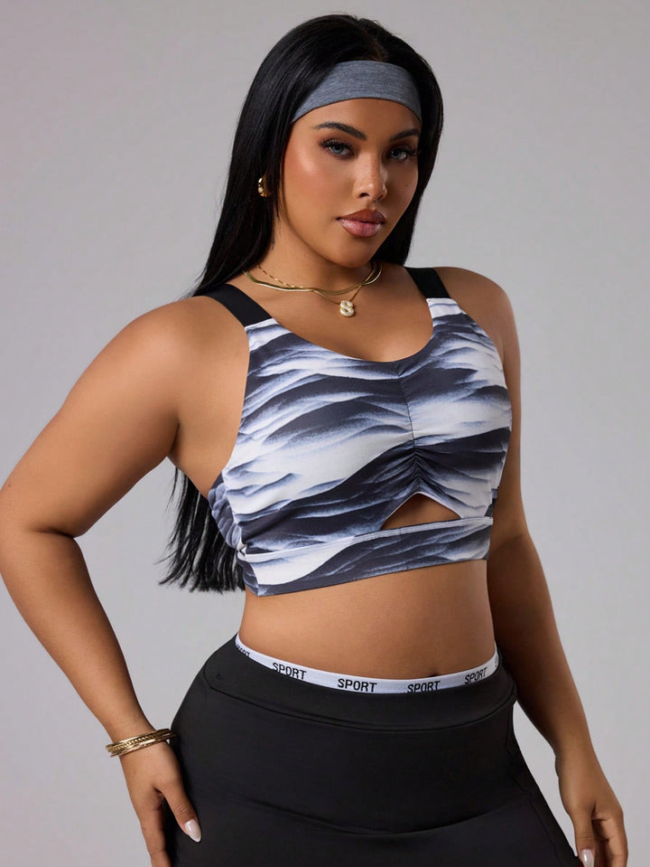 SHEIN sportmelltartó, fekete